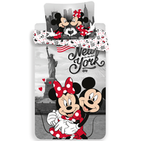 Minnie and Mickey Mouse Dekbedovertrek New York - thumbnail