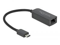 Delock Adapter USB Type-C stekker naar 2,5 Gigabit LAN compact