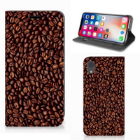 Apple iPhone Xr Flip Style Cover Koffiebonen