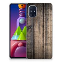 Samsung Galaxy M51 Bumper Hoesje Steigerhout - thumbnail