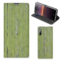 Sony Xperia L4 Book Wallet Case Green Wood