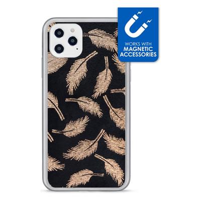 My Style - iPhone 12 Pro Hoesje - Magnetic back case Veren Zwart