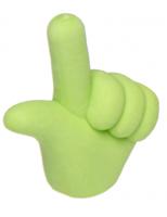 LG Imports gum handgebaar 3,5 cm rubber groen