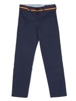 Ralph Lauren Kids straight-leg belted trousers - Bleu