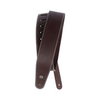 Planet Waves 25LS01-DX lederen riem Classic Leather Strap Collection Contrast Stitch, Schouderriem - Brown Lengte: 1280mm Breedte: 64mm