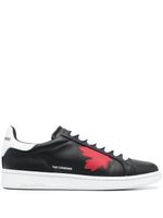 DSQUARED2 baskets Boxer en cuir - Noir - thumbnail