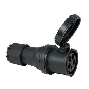 Showtec 5-polige CEE female connector 125A - IP67 (zwart)