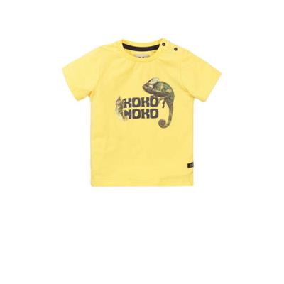 Koko Noko T-shirt met printopdruk geel