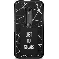 Motorola Moto G (3rd gen) hoesje - Just do squats
