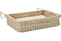 Designed by Lotte Waterhyacint Wicker Radiatorbed, 45 cm, grijs