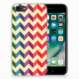 iPhone SE 2022 | SE 2020 | 8 | 7 TPU bumper Zigzag Multi Color