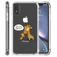 Apple iPhone Xr Stevig Bumper Hoesje Giraffe