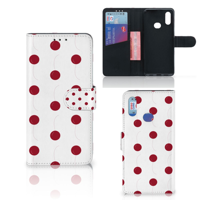 Samsung Galaxy A10s Book Cover Cherries