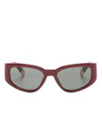 Jacquemus lunettes de soleil à monture rectangulaire - Rouge - thumbnail