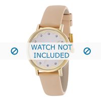 Horlogeband Kate Spade New York 1YRU0586 Leder Beige 16mm - thumbnail