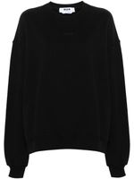 MSGM sweat à logo imprimé - Noir