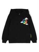 Barrow kids hoodie à logo imprimé - Noir