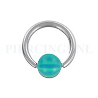 BCR 1.6 mm strandbal turquoise - thumbnail