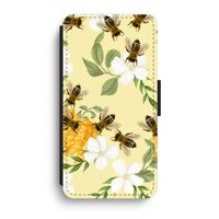 No flowers without bees: iPhone XR Flip Hoesje - thumbnail