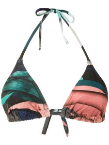 Lygia & Nanny haut de bikini Iasmim imprimé - Bleu