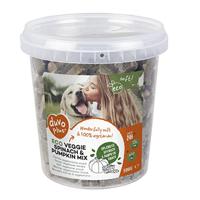 duvoplus, Soft! ECO Veggie Spinazie & Pompoenmix 500 g, delicate snacks, vegetarisch, met spinazie en pompoen, hersluitbare verpakking, ideaal als snack of beloning voor honden vanaf 6 maanden