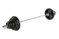 Tunturi Olympische Halterset l Tri-Grip Barbell Set 140 kg - thumbnail