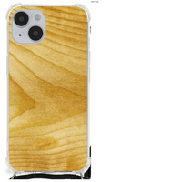 iPhone 14 Plus Stevig Telefoonhoesje Licht Hout