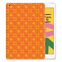 Apple iPad 10.2 | iPad 10.2 (2020) | 10.2 (2021) Hippe Hoes Batik Oranje - thumbnail