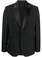 Versace blazer à simple boutonnage - Noir