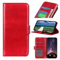 Motorola Edge 20 Lite Wallet Case met standaardfunctie - Rood