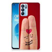 OPPO Reno 6 5G Silicone Back Cover Liefde - Origineel Romantisch Cadeau - thumbnail