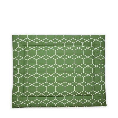 Briljant Baby boxkleed 80x100 cm grid forrest