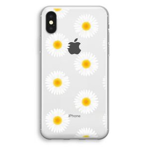 Margrietjes: iPhone X Transparant Hoesje