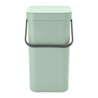 Brabantia Sort & Go Afvalemmer / Opberger 12 L - Mintgroen