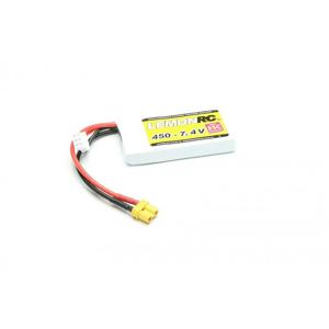 LemonRC LiPo accupack 7.4 V 450 mAh Aantal cellen: 2 35 C Softcase XT30