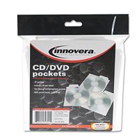 Innovera 39701 hoes voor optische drives (transparant, polypropyleen, 1 discs)