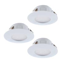 Eglo Ledspot Pineda (3) 3x6w - 3000K - 7,8cm wit 95821 - thumbnail