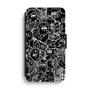 Vexx Black City : iPhone XS Max Flip Hoesje