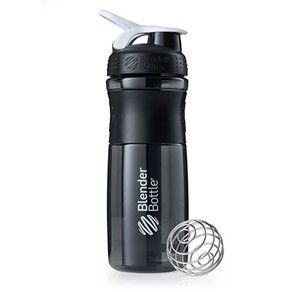 BlenderBottle SportMixer Sporten 820 ml Zwart, Doorschijnend