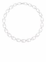 Courbet collier CELESTE en or blanc recyclé 18ct pavé de diamants créés en laboratoire - Argent