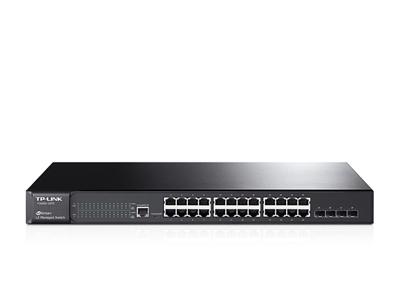 TP-LINK T2600G-28TS netwerk-switch Managed L2 Gigabit Ethernet (10/100/1000) Zwart TP-LINK T2600G-28TS netwerk-switch Managed L2 Gigabit Ethernet (10/100/1000) Zwart