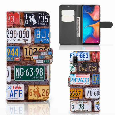 Samsung Galaxy A30 Telefoonhoesje met foto Kentekenplaten Samsung Galaxy A30 Telefoonhoesje met foto Kentekenplaten