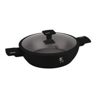 BERLINGERHAUS BH-8185 Frituurpan met titanium oppervlak en deksel 28 cm Matte Black Collection