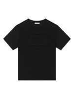 Dolce & Gabbana Kids t-shirt à logo embossé - Noir