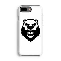 Angry Bear (white): iPhone 7 Plus Tough Case - thumbnail