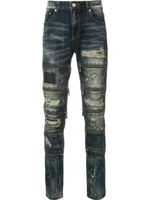 God's Masterful Children jean skinny zippé - Bleu