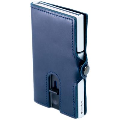 Silvergear Luxe Pasjeshouder Leer Blauw