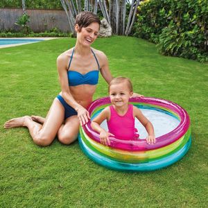 Intex 57104NP Wet Set Collection Regenboog Baby Opblaaszwembad 86x25 cm