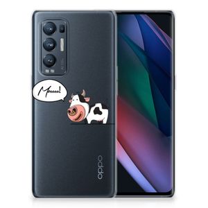 OPPO Find X3 Neo Telefoonhoesje met Naam Cow