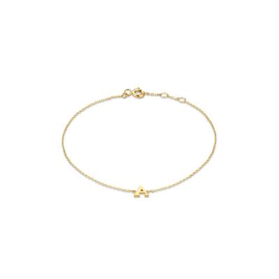 Isabel Bernard 14 karaat gouden armband letter Z - IB1001202-Z Isabel Bernard 14 karaat gouden armband letter Z - IB1001202-Z